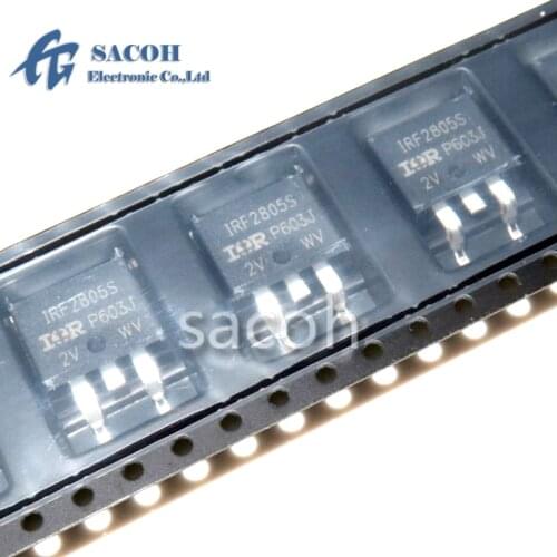 New Original 10PCS/Lot IRF2805S IRF2805STRLPBF F2805S or IRF2804S F2804S or IRF2807S F2807S IRF2807ZS D2PAK 75A 55V MOSFET