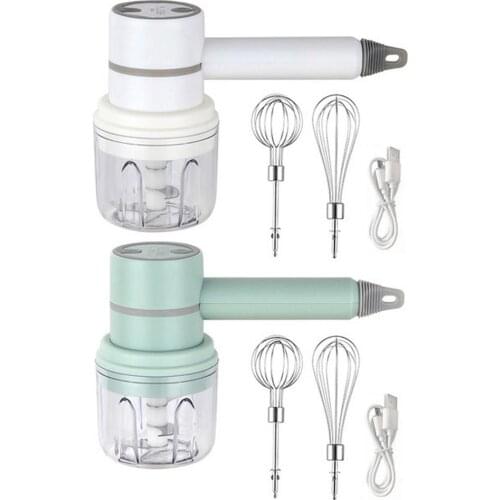 Immersion Hand Blender Wireless Press Manual Juicers Cup Hand Mixer Self Turning Egg Stirrer Kitchen Accessories Egg Tools