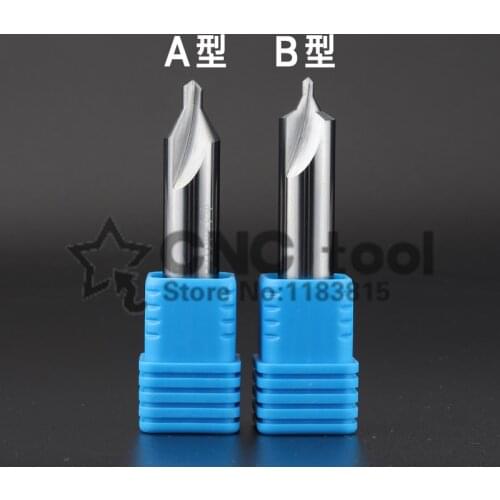 1pcs 60 Degree Cemented carbide type A / B Combined Countersink Center Drills Bits 1/1.5/2/2.5/3/4/5mm Centering tool