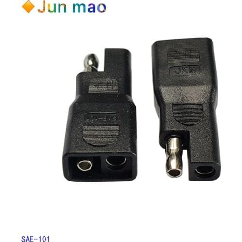 1pcs Solar cell SAE plug adapter automobile battery modified adapter SAE male to female connector