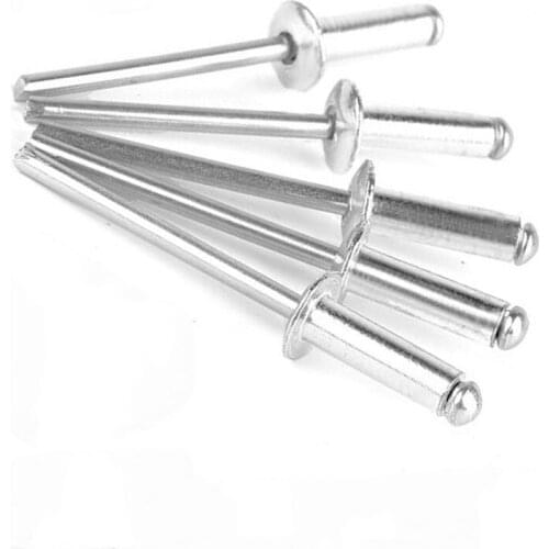 20pcs M6 aluminum round head rivet blind rivets home decoration bolts 10mm-20mm length