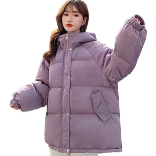 2020 Parka Women New Bread service Hooded Winter Jacket Women Coats Cotton Padded Jacket Outwear Wadded Jacket Female A26