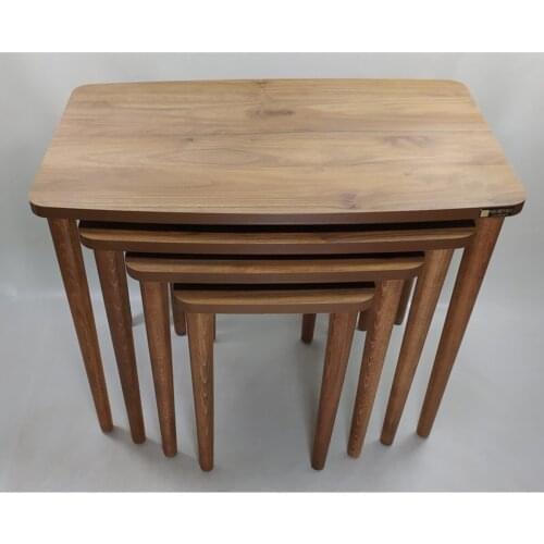 Lam Antique Walnut Nesting Table 4 Pieces ANTICHNUT