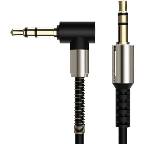 EVLARUBY 3.5MM Audio Cable Male-Male AUX Cable Headphone Beats Earphone Speaker Phone Car Stereo AUX Cord Spring Audio Cable