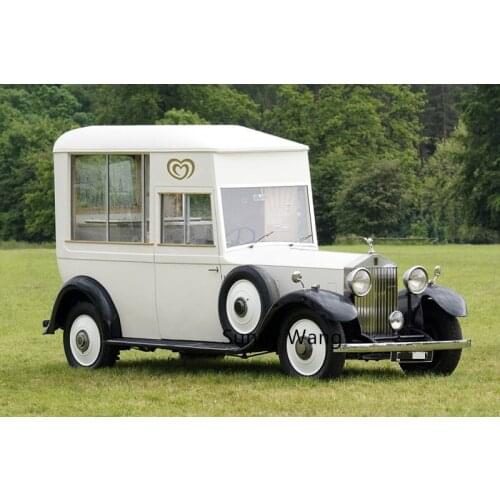 Ice Cream Van Mobile Softee Truck Vintage Food Truck Vintage food Cart Mobile Catering Service Kiosk