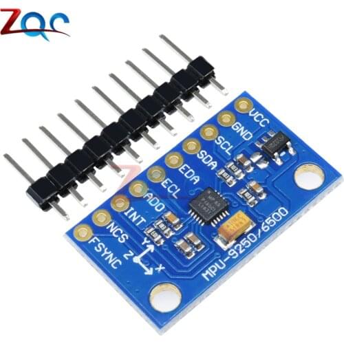 IIC I2C SPI MPU6500 MPU-6500 6-Axis Gyroscope Accelerometer Sensor Module Replace MPU6050 For Arduino With Pins GY-6500