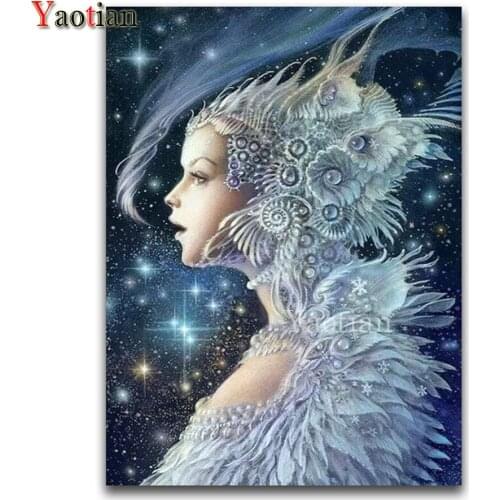 Cartoon fairy girl DIY diamond painting,full drill square diamond embroidery mosaic cross stitch decorative home painting