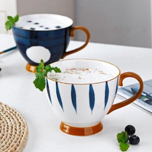 Coffee Cup Home Breakfast Cup Large Capacity Water Cup Milk Tea Cup Ceramic Cup Oatmeal Cup Milk Cup Mug