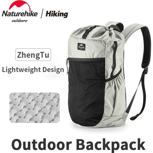 Naturehike Lightweight 340g Outdoor Backpack 20L High-Capacity Waterproof Eva Cushion Camping Hiking Travel Climbing Backpack