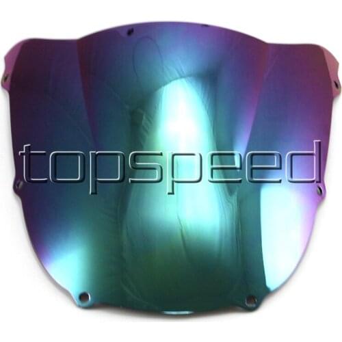 Motorcycle Windshield Windscreen For Kawasaki Ninja ZX6R 1998-1999 Iridium