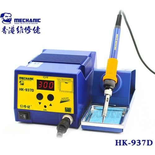 MECHANIC HK-937D 60W welding iron soldering station LED digital display anti-static welding machine desoldering station
