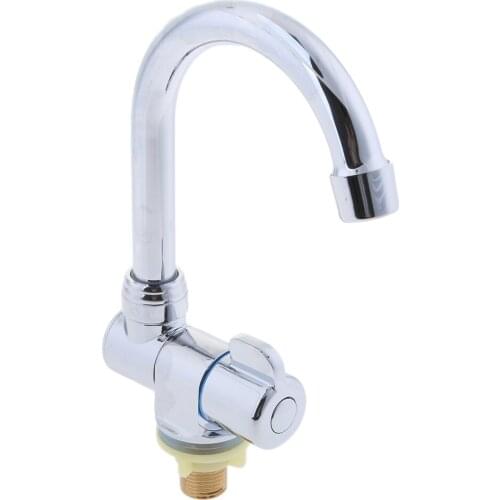 Copper Marine Cold Water Faucet for Bathroom Kitchen Sink Chrome Plated