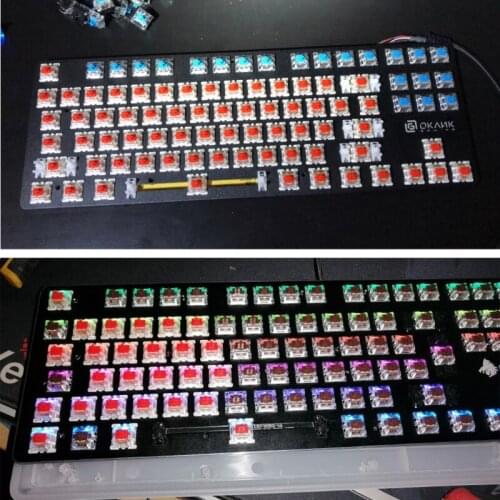 10Pcs Gateron SMD Yellow Switches Mechanical Keyboard 3pin Gateron MX Fit GH60 T84C