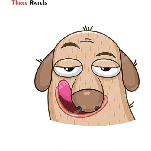 Three Ratels B281 Funny Diggy Dog Stickers For Car Window Waterproof Stickers Skateboard Suitcase Motorcycle Children Decals