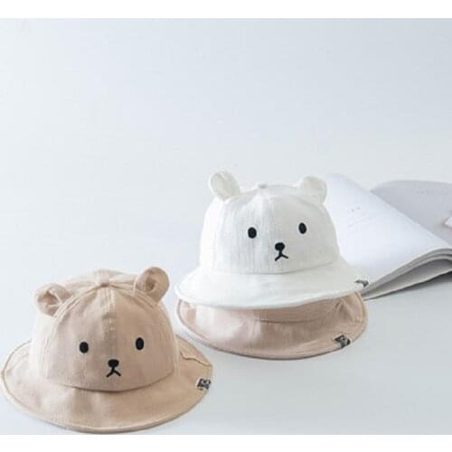 Summer Baby Sun Hat Children Panama Cap Newborn Girl Boy Outdoor Beach Bucket Hats Wide Brim Toddler UV Protection Cap