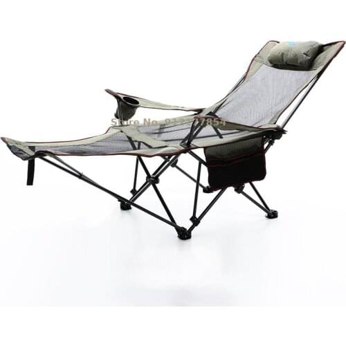 Outdoor Leisure Beach Fishing Office Lunch Break Folding Chair Super Portable Camping Armchair