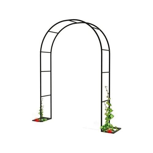 Wedding Arch Door Wrought Iron Home Garden Party Christmas Decor Backdrop Stand Decoration Flower Balloons Arches Outdoor