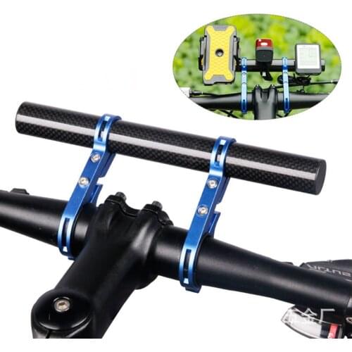 Scooter Handlebar Extender Carbon Fiber Single Double Bracket Handle Bar Extension Mount For M365 Pro Ninebot ES1 ES2 ES4 Parts