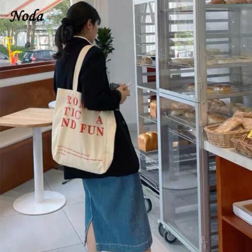 Women Cotton Fabric Shoulder Bag Simple Eco Canvas Bag Soft Handbag Solid Casual Tote Female Environmental Reusable Shopping Bag