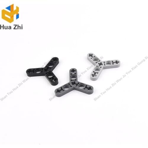 10PCS 44374 Beam Rotor 3 Blade ThinBuilding Blocks Parts MOC DIY Education Build Toys Brick