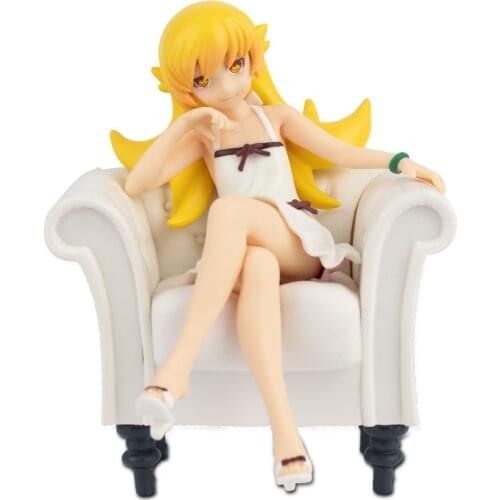 13cm Anime Action Figure Kizumonogatari Oshino Shinobu Sofa Ver. 1/8 PVC Figure Toys Model Collectible Doll