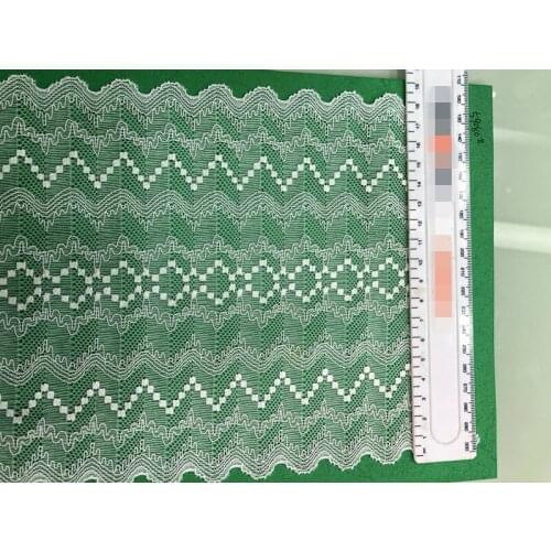 18.5cm high quality nylon spandex elastic lace trim,YX-59080