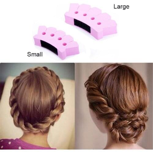 2pcs Style Hair Braider Tool Professional Sponge Plait Hair Twist Hair Styling Tools For Women Beauty Tools
