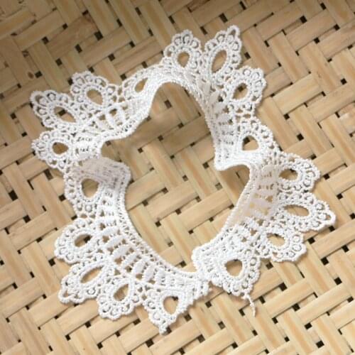 5 yards/lot) white Handmade lace lace jewelry patchwork material lace ribbon DIY sewing garment accessories