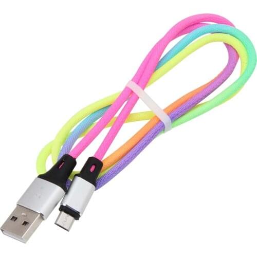 1000pcs/lot Fast Charging Colorful USB Data Sync Cable for iPhone 6S 6 7 8 Plus SE X XR XS Max Huawei Samsung USB Charger Cable