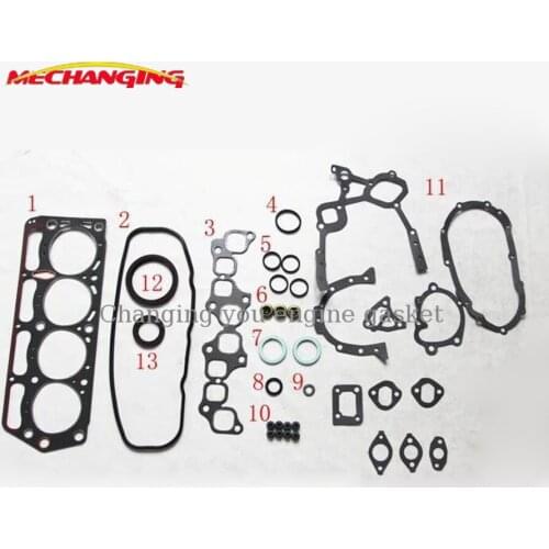 1Y 2Y 3Y For DAIHATSU ROCKY Soft Top DELTA WIDE 2.0 Engine Parts Engine seal Gasket Full Set Engine Gasket 04111-73029 50098600