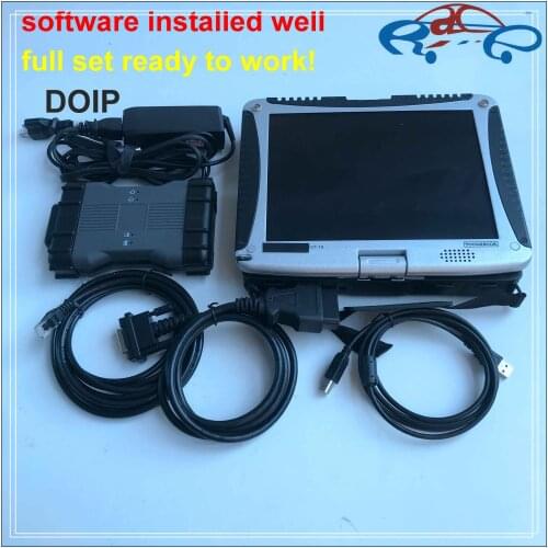 MB Star C6 SD VCI Diagnosis C6 DOIP 2019.09v software ssd X-entry for MB C6 CF-19 Toughbook CF19 Laptop Auto scanner full set