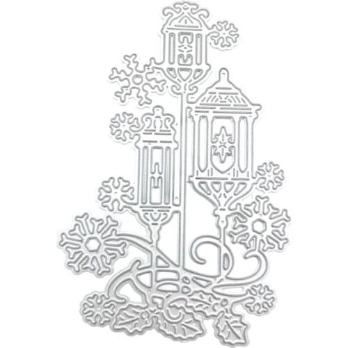 Lantern Snowflake DIY Handicrafts Cutting Dies Metal Cutting Stencils for Stamp E15B