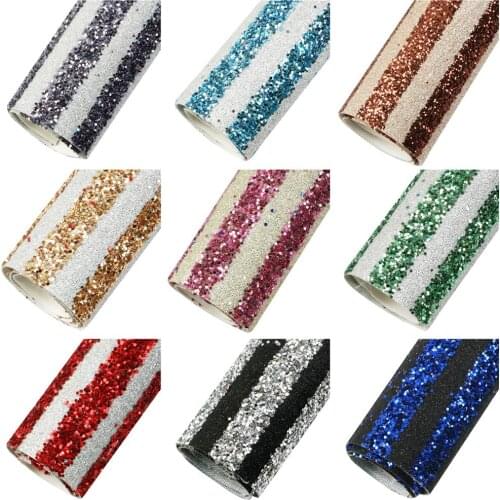 20x33cm Chunky Glitter Faux Leather Sheets Tinsel Bump Texture Synthetic Leather for DIY Earrings Hair Bow,1Yc19764
