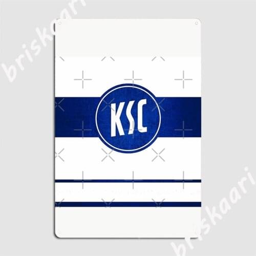 Karlsruher Sc Germany Footballs Fans Metal Signs Wall pub Wall Retro Mural Painting Tin sign Posters