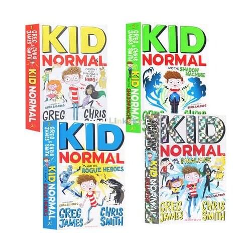 Kid Normal Series 4 Books Collection Set ,Childrens English Story Book Help Child Be Reader Early Education Learning Gift