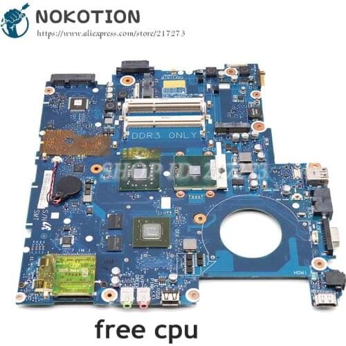 NOKOTION For Samsung NP-R710 R710 Laptop Motherboard GENEVA2_EXT 9600M PM45 DDR3 Free cpu BA92-04930B BA92-04930A BA41-00936A