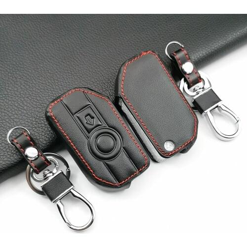 Newest Leather Car Key Case Cover For BMW Motorcycle F750GS F850GS K1600GT R1200GS LC ADV R1250GS ADV 2 Buttons Protect Shell