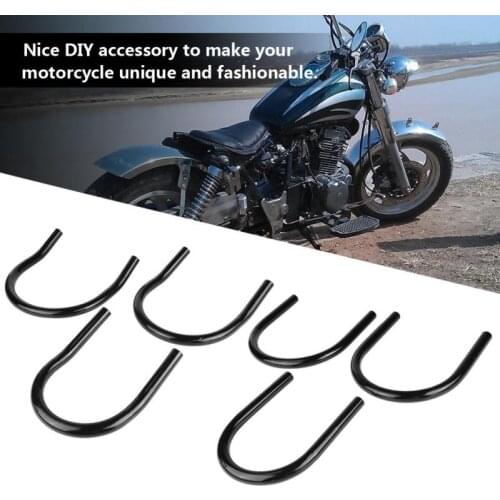 Seat Hoop Motorcycle Rear Seat Frame Loop Hoop Bracket DIY Accessory Black Fashionable Motorcycle Accessories New Arrivals