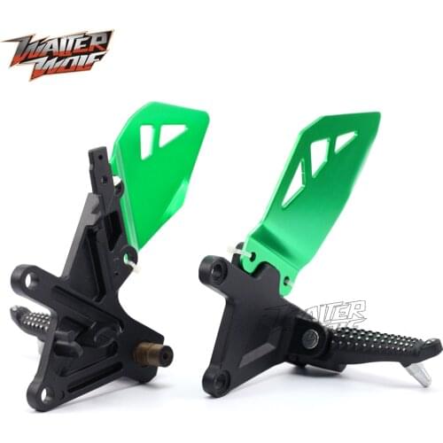 Front Footrest Foot Rest Pegs For KAWASAKI NINJA ZX-10R ZX 10 R 2011-2020 Motorcycle Accessories Rider Left Right Pedal Set