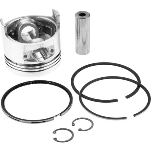 DRELD Piston Assembly with Piston Pin Piston Ring Circlip Set fit for Chinese 178 178F 78mm bore Diesel Engine Generator Parts