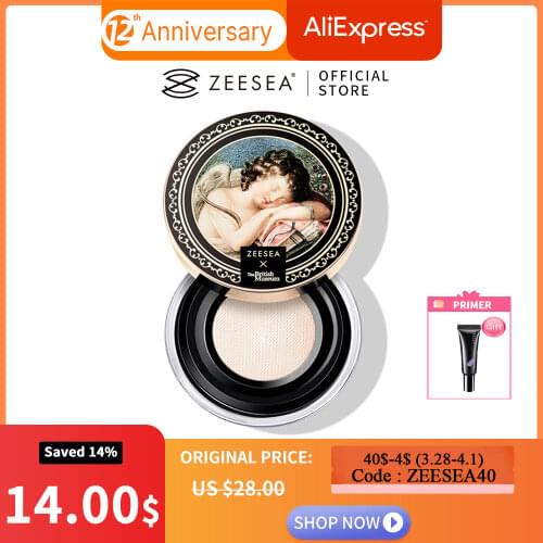 ZEESEA x The British Museum Angel Cupid Collection Loose Powder Oil-control Makeup Skin Powder Face Concealer Smooth cosmetics