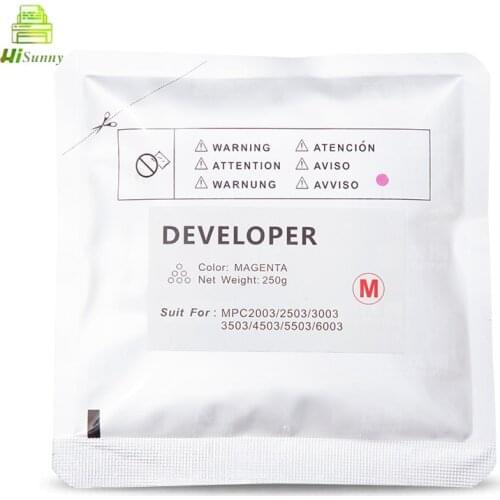 250g *4 Developer For Ricoh Aficio MP C2003 C2503 C3003 C3503 C4503 C5503 C6003 MPC 2003 2503 3003 3503 4503 5503 Iron Powder