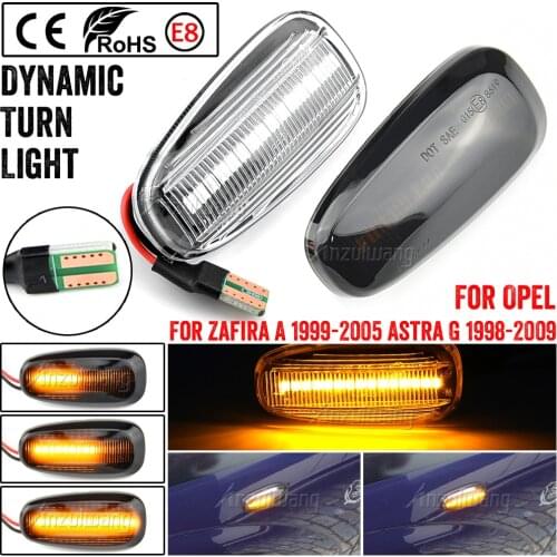 2PCS Signal Lamp Led Side Marker Light Side Indicator 12V Panel Lamp Side Repeater for Opel for Zafira A 99-05 Astra G 98-09