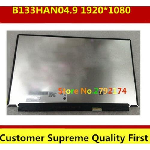 13.3"LED LCD Screen B133HAN04.9 b133han04.2 1920x1080 FHD 72% NTSC edp 30pin Non-touch 1920*1080
