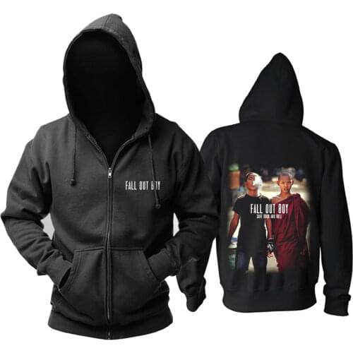 8 kinds Fall out boy Rock sudadera Cotton Zipper hoodies shell jacket punk hardrock tracksuit metal Sweatshirt brand clothing
