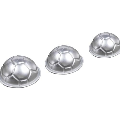 1Pcs Soccer Ball 3D Sports Football Birthday Cake Pan Tin Mold Mould Aluminium