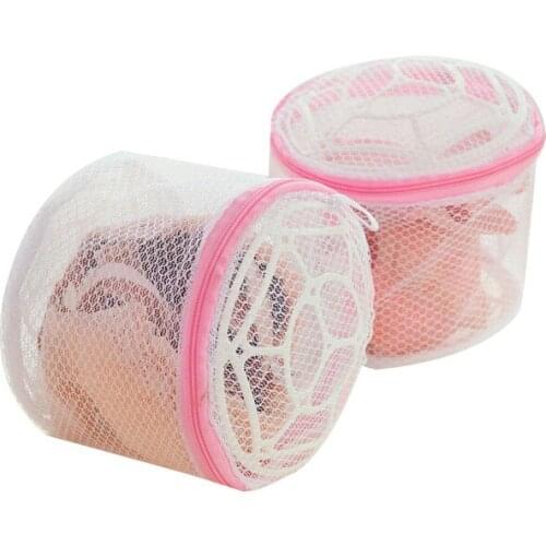 100pcs /lot Bra Brassiere Lingerie Underwear Panties Clothes Laundry Washing Mesh Zipper Bag lin3857