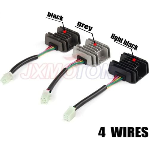 4 Wires Voltage Regulator Rectifier ATV GY6 50 150cc Scooter Moped JCL NST TAOTAO