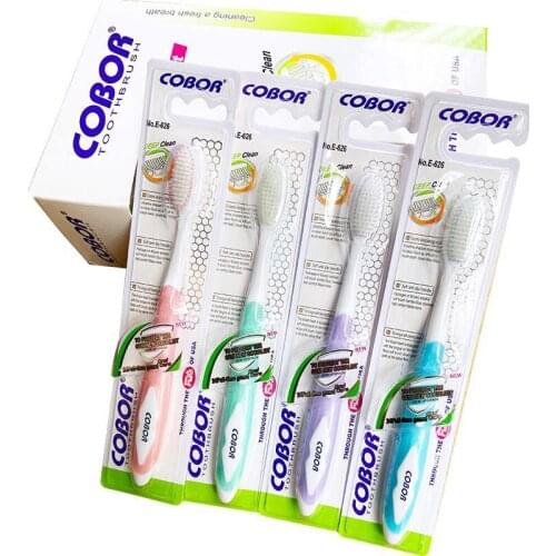 4 PCS/Lot Multi-Color High QualityToothbrush Tooth Brush Portable Travel Eco-friendly Brush Tooth Care Oral Hygiene Family Pack