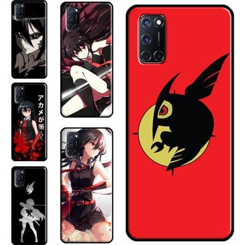 Anime Akame Ga Kill Case For OPPO Find X3 Pro F5 A1K A3S A5S A15 A52 A72 A83 A91 A93 A5 A9 A31 A53 2020 Cover